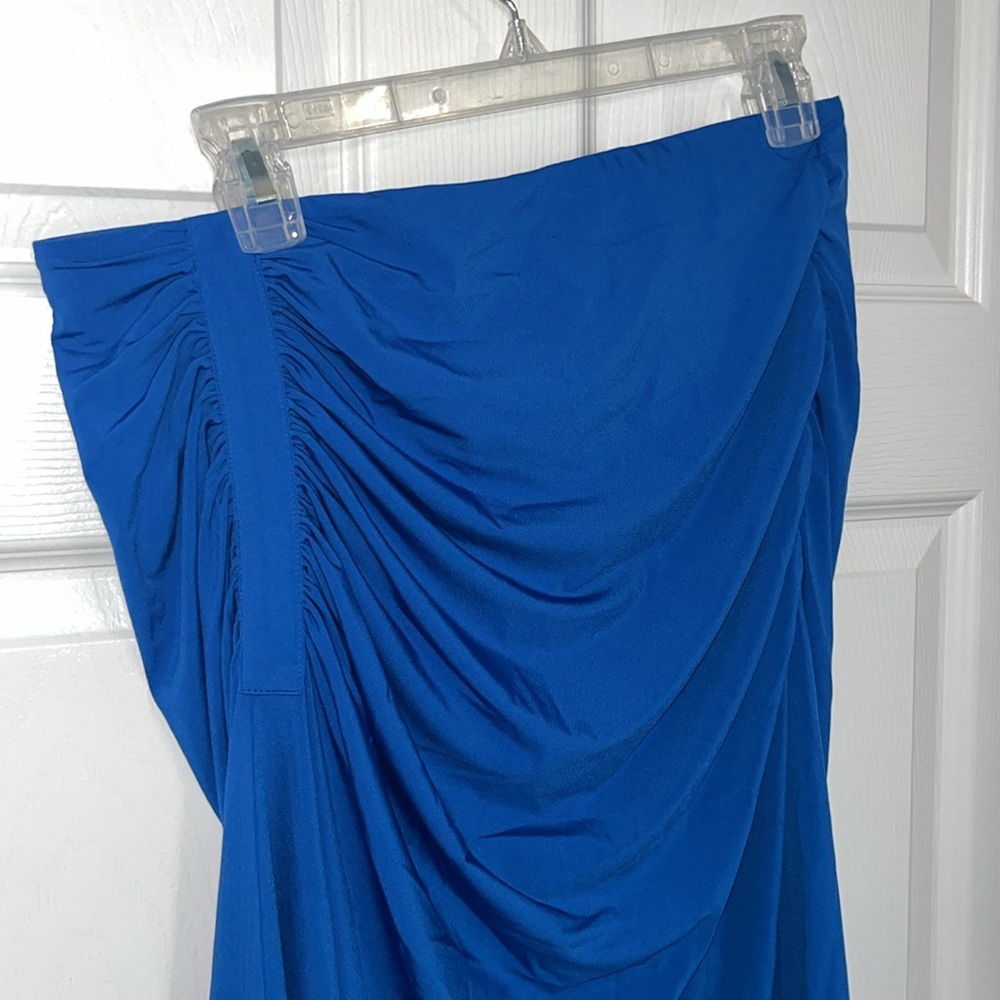 New York & Company Asymmetrical Matte Jersey Skirt - Picture 5 of 9